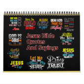 Jesus Bible Zitate und Redewendungen Kalender (Titelbild)
