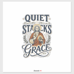 Jesus-Bibliothekar Grafik-T-Shirt Christliche Kuns Aufkleber