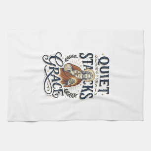 Jesus-Bibliothekar Grafik-T-Shirt Christliche Kuns Geschirrtuch