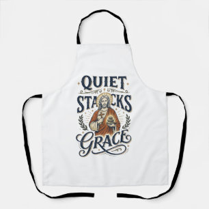Jesus-Bibliothekar Grafik-T-Shirt Christliche Kuns Schürze