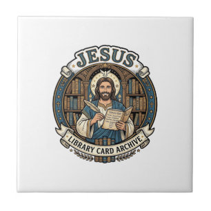 Jesus Bibliothekskartenarchiv Jesus Bibliothekskar Fliese