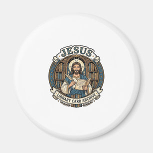 Jesus Bibliothekskartenarchiv Jesus Bibliothekskar Magnet