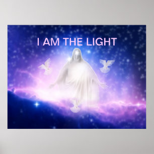 Jesus bin ich das Licht der Welt Poster