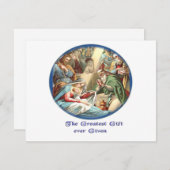 Jesus Birth Einladung (Vorne/Hinten)