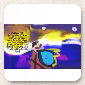 jesus birth getränkeuntersetzer