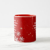 Jesus Birth WeihnachtenRot/Weiße Tasse Kunst (Mittel)