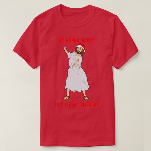 JESUS BIRTHDAY T-Shirt (Design vorne)
