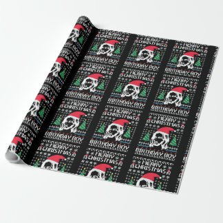 Jesus Birthday Ugly Christmas Sweater Geschenkpapier