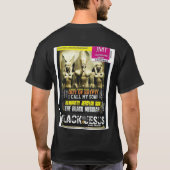 JESUS BLACK ÄGYPT Grunddunkler T - Shirt (Rückseite)