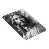 Jesus Black and White Magnet (Rechte Seite)