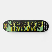 JESUS BLACK MAN Skateboard (Horizontal)