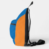 JESUS - Blau und Orange Crossbody Bag (Rechts)