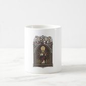 Jesus Bleiglas Jesus Bleiglas Kathedrale Kaffeetasse (Mittel)