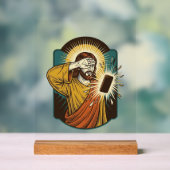 Jesus blendet die maximale Helligkeit des Telefons Acrylschild (Neutral)