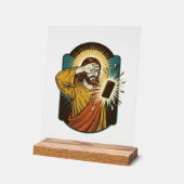 Jesus blendet die maximale Helligkeit des Telefons Acrylschild (Winkel)