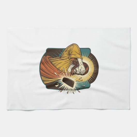 Jesus blendet die maximale Helligkeit des Telefons Geschirrtuch (Horizontal)