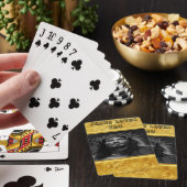 Jesus blickte in den Himmel mit Goldfolie Spielkarten (In Situ)