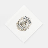 Jesus Blueprint Architekt Plan Jesus Blueprint Arc Serviette (Ecke)