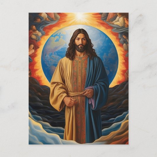 *~* Jesus Blume Heilung Erde Universum AP50 Kosmis Postkarte (Vorderseite)