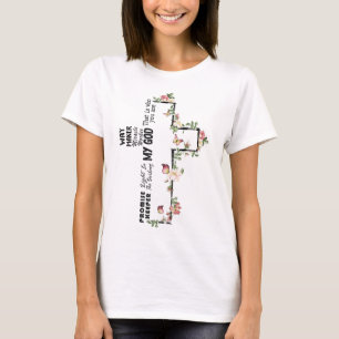 Jesus Blume kreuzen den Glauben Christlich Mein Go T-Shirt