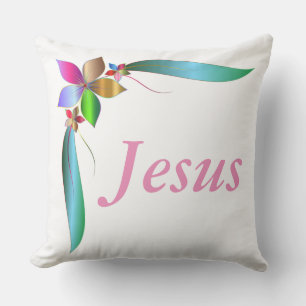 JESUS BLUME RIBBON KISSEN FÜR DRAUßEN