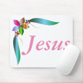JESUS BLUME RIBBON MOUSEPAD (Mit Mouse)