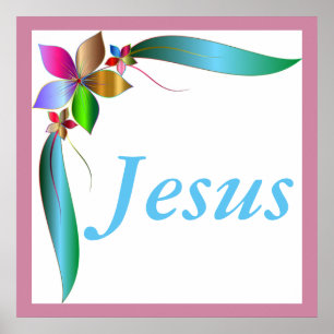 JESUS BLUME RIBBON POSTER