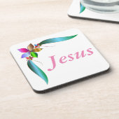 JESUS BLUME RIBBON UNTERSETZER (Linke Seite)
