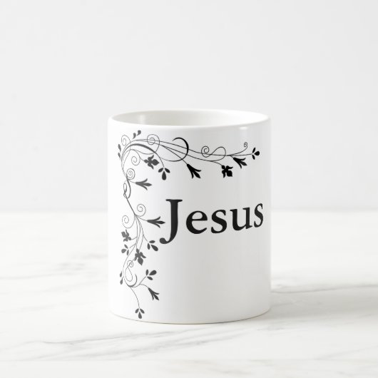 JESUS BLUMEN ECKENRAND KAFFEETASSE (Mittel)