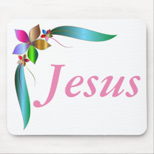 JESUS BLUMENBAND MOUSEPAD