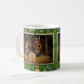 Jesus born manger kaffeetasse (Vorderseite Links)