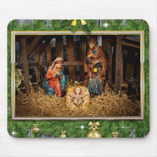 Jesus Born Mousepad (Vorne)