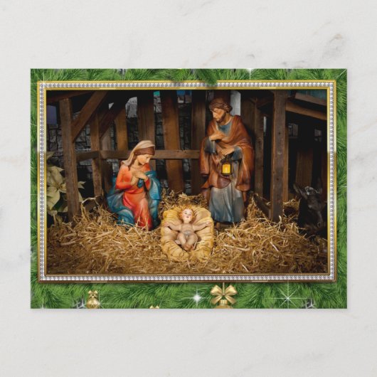 Jesus Born Postkarte (Vorderseite)