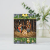 Jesus Born Postkarte (Stehend Vorderseite)