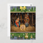 Jesus Born Postkarte (Vorne/Hinten)