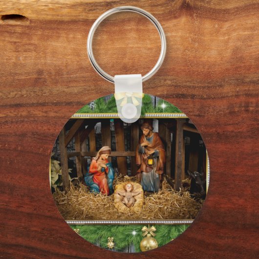 Jesus Born Schlüsselanhänger (Vorderseite)