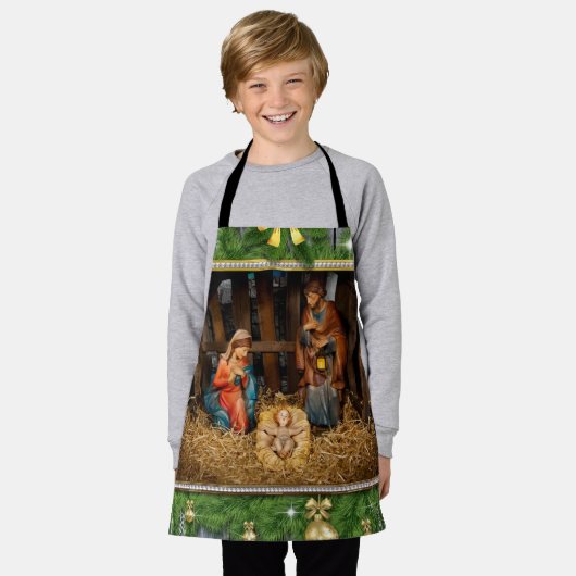 Jesus Born Schürze (Getragen)