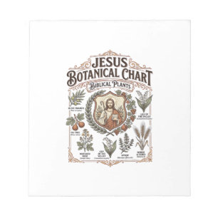 Jesus Botanischer Chart Biblische Pflanzen Jesus B Notizblock