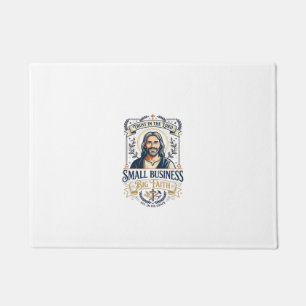 Jesus Boutique Kleinunternehmer-Shirt Christia Fußmatte