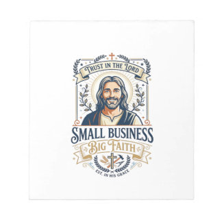 Jesus Boutique Kleinunternehmer-Shirt Christia Notizblock