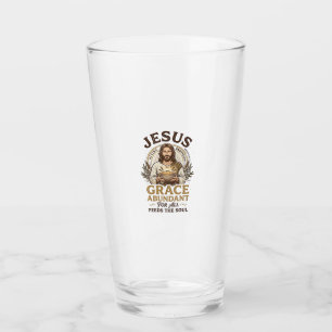 Jesus Bowling Vintage-Shirt Christliches Grafik_1 Glas