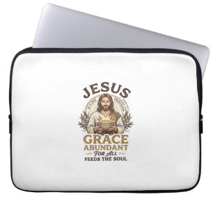 Jesus Bowling Vintage-Shirt Christliches Grafik_1 Laptopschutzhülle
