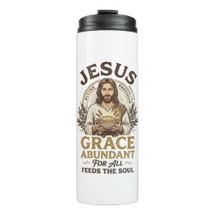 Jesus Bowling Vintage-Shirt Christliches Grafik_1 Thermosbecher