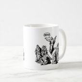 Jesus BRB lol Shirt Kaffeetasse (VorderseiteRechts)