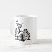 Jesus BRB lol Shirt Kaffeetasse (Vorderseite Links)