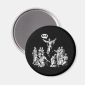 Jesus BRB lol Shirt Magnet (Vorderseite/Rückseite)