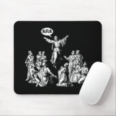 Jesus BRB lol Shirt Mousepad (Mit Mouse)