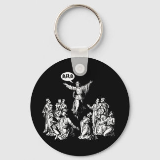 Jesus BRB lol Shirt Schlüsselanhänger