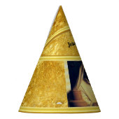 Jesus Bread Matthew 14-13 Gold Textur Partyhütchen (Links)