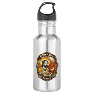 Jesus brennender Mund Super scharfe Party-Dip Humo Edelstahlflasche